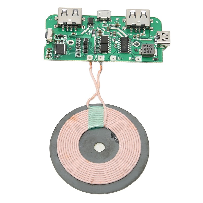 5W Wireless Charging Module Coil PCBA Circuit Board Dual USB