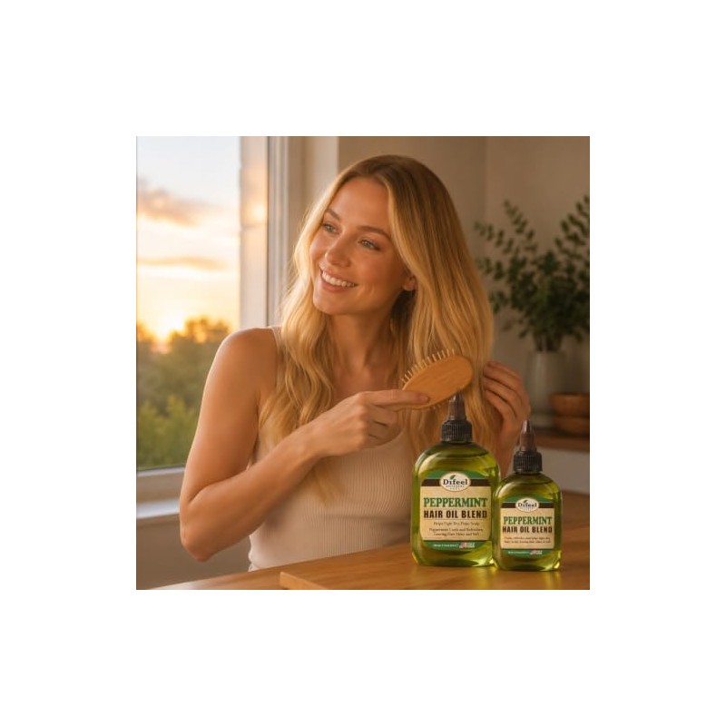 Difeel Aceite de cabello natural de primera calidad, aceite de