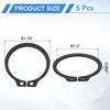 sourcing map 5Pcs 1-5/8" Internal Retaining Ring Circlip, 65 Mn