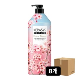 Kerasys Perfume Cherry Blossom Shampoo 1L 8pcs / 케라시스 퍼퓸 체리블라썸 샴푸 1L 8개