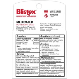 Blistex Bálsamo Labial Edición Limitada, Menta, 4.25g, Paquete de 4