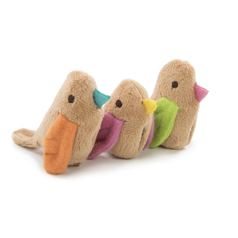 SmartyKat Chickadee Chirp Electronic Sound Cat Toy, Contains Catnip, Battery