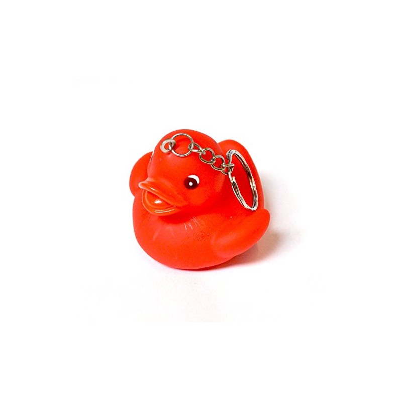 Komonee Duck Novelty Keyring Keychain Red