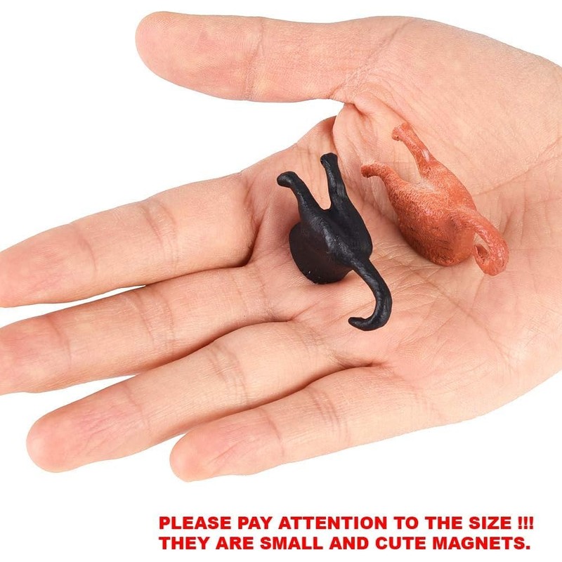 CHICHIC Cat Butt Magnets 6 Pack Fun Animal Butt Magnets