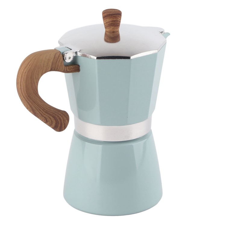 Moka Coffee Maker 300ml 6 Cups Aluminum Alloy Fine Details