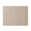 MUJI MDA15A6A Indian Cotton Hand-Woven Placemat/Light Brown Approx. Width 17.7