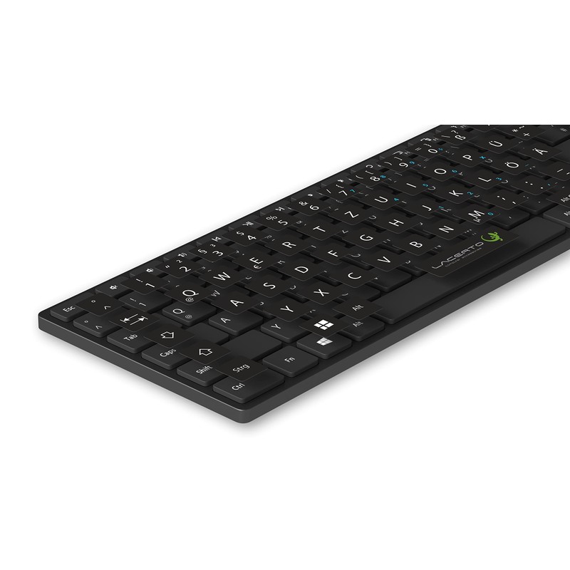 Lacerto® 14 x 14 mm German Sticker Set for PC