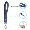 PATIKIL PU Leather Keychain, Key Holder Keyring Strap with Metal