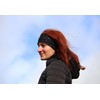 Sports Headband - Sustainable, Elastic, Unisex (Blue & Black)