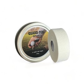 Guard-Tex® Golf Finger Tape White - Air-Mesh™ Self-Adhesive - Blister Protection Removes Clean 30 Yards + Tin