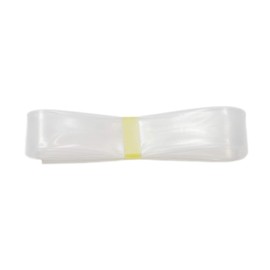Heat Shrink Tubing 0.7 inch (18 mm), Inner Diameter 0.7 inch (18 mm), Inner Diameter 0.7 inch (18 mm) Diameter (Flat Width 0.1 inch (29 mm), Clean Without Printing; Shrink Ratio 2:1 (18 mm to 9 mm); Shrink Tubing, Waterproof, Highly Flame Retardant, Shrink Tubing (1M, Clear)