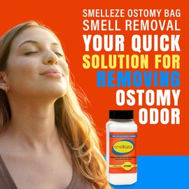 SMELLEZE Ostomy Bag Smell Removal Deodorizer: 2 lb. Granules Eliminate Embarrassing Ostomy, Colostomy, Stoma & Ileostomy Odor