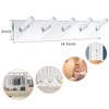Chunful 2 Pcs Acrylic Wall Mounted Necklaces Organizer with 6