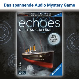 Ravensburger 24698 - Echoes The Titanic Affair - Audio Mystery Game from 14 Years, Adventure Game, Puzzle Game