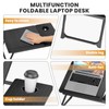 Laptop Bed Desk, 5-Angle Adjustable Bed Laptop Table with Cup