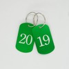 Aluminum Engraved Number Tags Key Tags ID Tags with Key