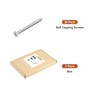 DTGN 30Pcs #12x3" Flat Head Wood Screws, 304 Stainless Steel
