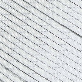 Fluorescent Reflective 550 Type III Guyline Tent Rope Camping Survival Cord High-Visibility Paracord- Rot and UV Fade Resistant - Multiple Colors - Multiple Sizes, Reflective Silver Gray, 100 Feet