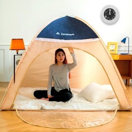 Winter Indoor Heating Thermal Beige One-Touch Bed Tent Runwave Beige Heating Tent 120x200 (1-2 Person) 5ea