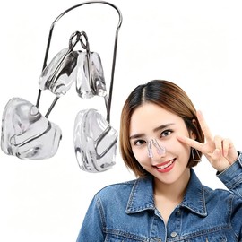 Nose Clip, Strengthen Nose Muscles, Decorate Nose Muscles, Soft Silica Gel Material, Painless, Washable, Unisex