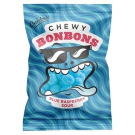 Bristows Chewy Blue Raspberry Bon Bons 150g (Pack of 3)
