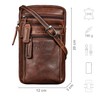 STILORD 'Mikael' 3-in-1 Leather Crossbody Bag for Men - Chest