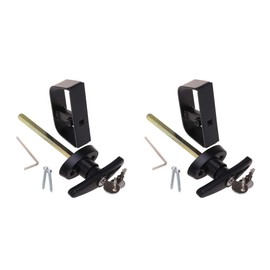 StartFine 6½" T-Handle Lock Shed Door Handle with Lock Shed t Handle Lock Shed Door Latch t Handle Lock 6-1/2“ T-Handle 2kits