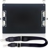 Aluminum Metal Clipboard with Detachable Adjustable Shoulder Strap A4 Double
