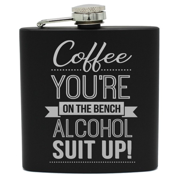 My Personal Memories Fun Novelty Liquor Black Flasks for Men,