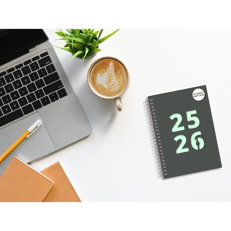 A5 Academic Diary 2025-2026 Week to View – Durable Spiral-Bound