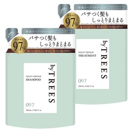 BITREES Moisture Repair Shampoo Treatment Refill Set, 11.8 fl oz (350 ml) x 2, Hair Care, Moisture, Scalp Care, Moisturizing, Repair Ingredients, Ragged, Scalp Skin, Hair Refill