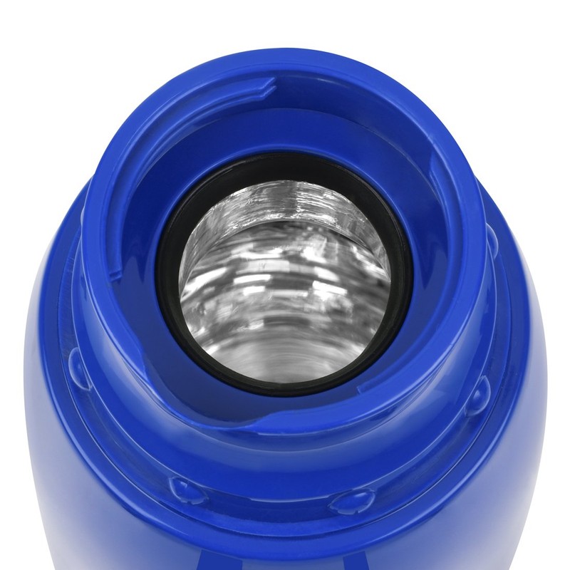 Emsa 502445 Isolierflasche, Mobil genießen, 0.75 L, Schraubverschluss, Blau, Rocket