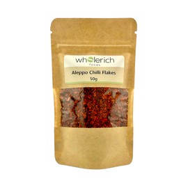 Aleppo Chilli Flakes, Authentic Turkish Pul Biber (from Turkey) 50g - Wholerich Foods