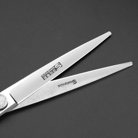7 Inch Professional Hairdressing Scissors Haircut Rose Pattern Hairdressing Scissors Styling Tools Japanese Stainless Steel Scissors Set (Scissor Set)