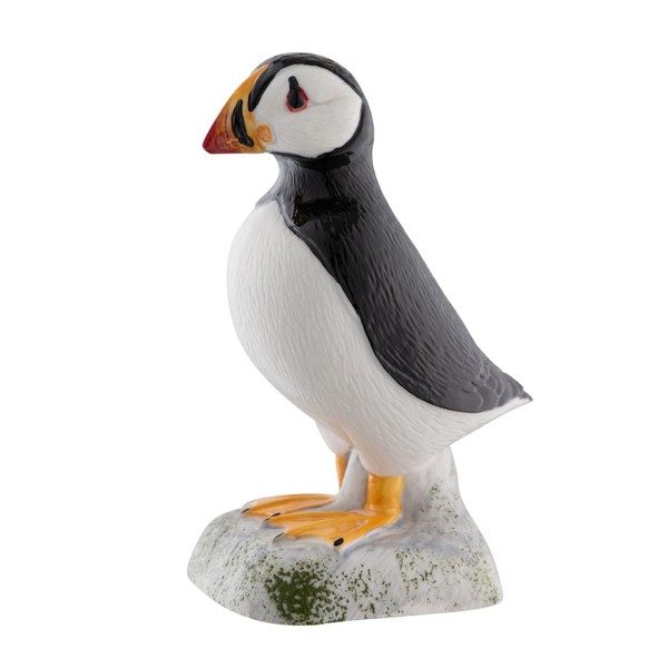 Belleek Puffin Ornament 1st Edition - Porcelain Bird Figurine Handcrafted