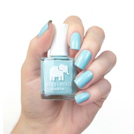ella+mila Nail Polish, BonBon Collection - My Baby Blue - Long-Lasting & Chip Resistant Formula (0.45 fl oz each)