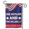 Outlaw Hillbilly 2024 Flags, Outlaw Hillbilly 2024 Garden Flag Funny
