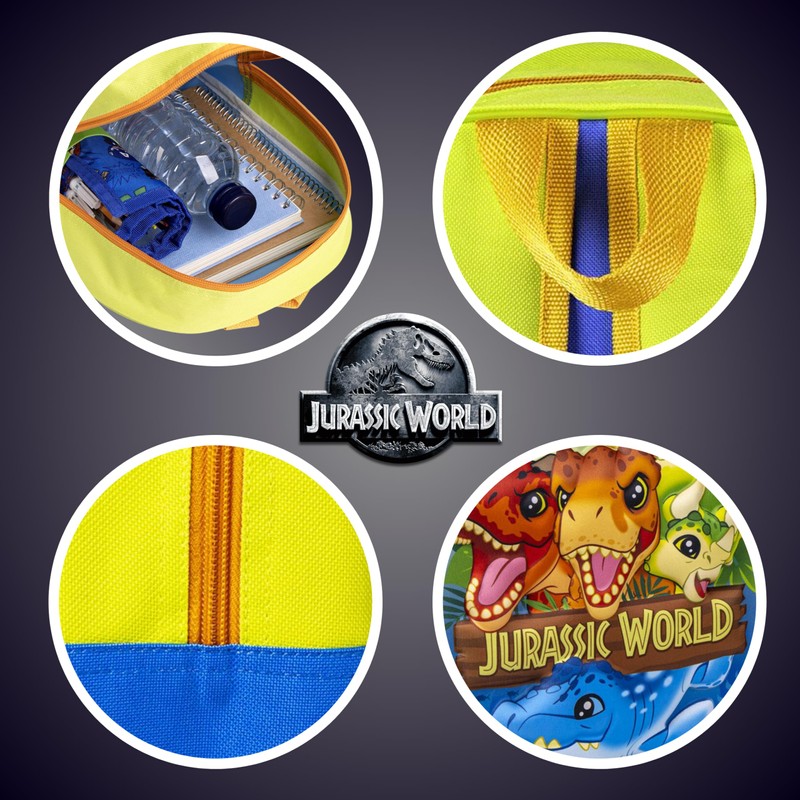 Jurassic World Backpack Dinosaur Design School Backpack 3D Children's Backpack