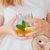 Mr. & Mrs. Panda Cocktail Glas Fledermaus Flügel - Geschenk,
