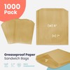 Fit Meal Prep 1000 Pack Paper Sandwich Bags 7 x