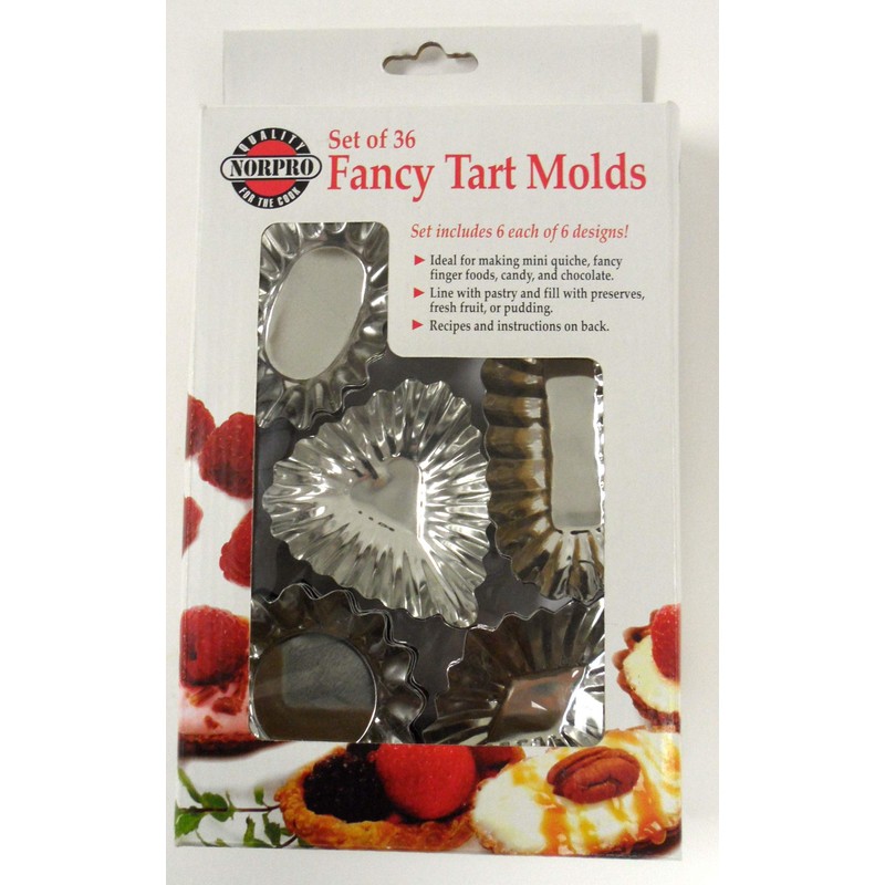 Norpro Tartlet Tins, Set of 36