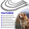 Dog Chain Collars Stainless Steel Chew Proof Dog Necklace Anti