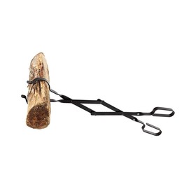 Rocky Mountain Goods Firewood Tongs - Reinforced Wrought Iron for Extra Strength - 26” - Log Grabber for up 12” Thick logs - Log - Rust Resistant Finish Fireplace Tongs for Indoor/Outdoor (1)