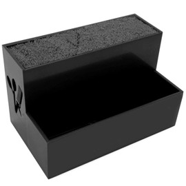 Salon Scissors Holder Rack, Shear Holder, Barber Scissors Holder, Hair Scissors Large Storage Box Desk Organizer Accessories for Hair Stylist Office Home or Individual Usage(black)