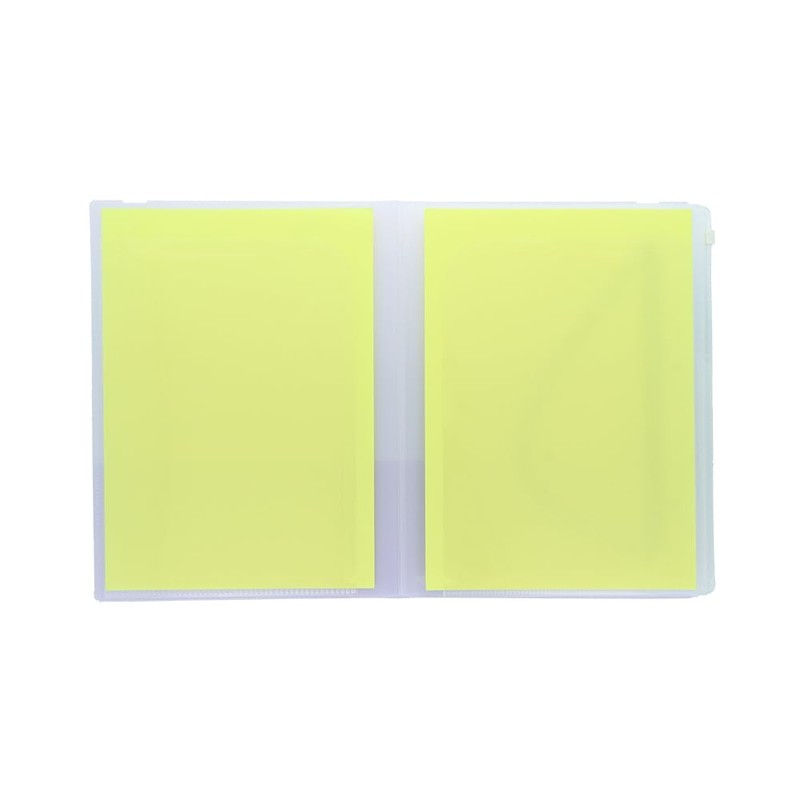 Sunstar Stationery Clear File with Band Mitte Lavender S2173069