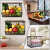 LDHHYH 2 Pack Hanging Fruit Basket Fruit Bowl for Kitchen