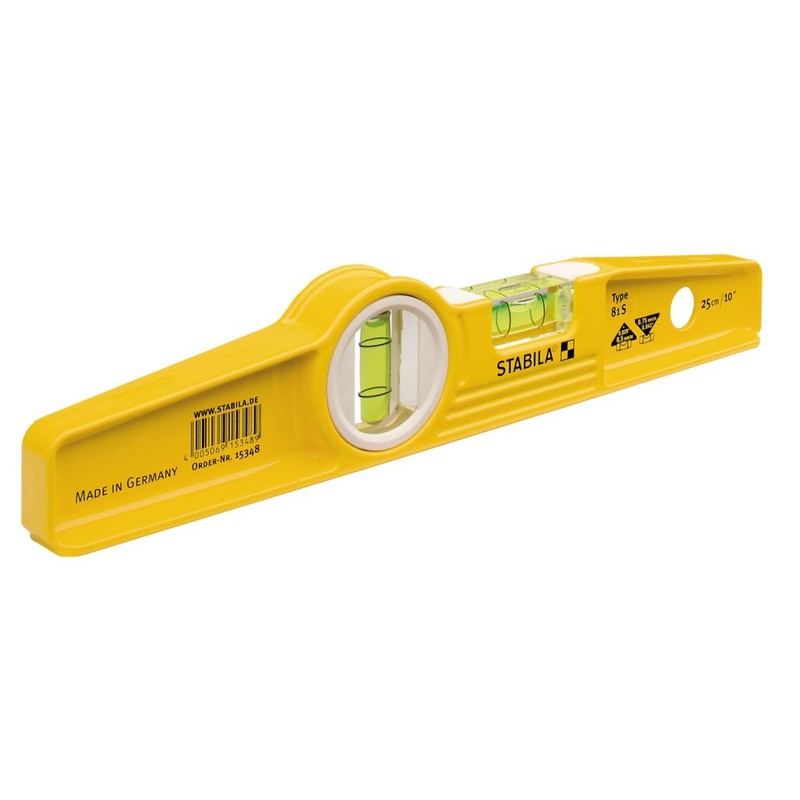 Stabila - 81S-10HL Torpedo Level 25cm & Holster - STB81S10HL