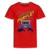 Rainbow Friends - Here's Purple! T-Shirt (Kids, Red, 12-14)