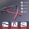 BLOEXCLU 4 Pack Progressive Multifocus Reading Glasses for Men Women