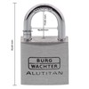 Burg-Wächter padlock, set of 2, 5 mm thickness, 4 keys,